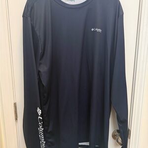 Columbia California Men's Navy Long Sleeve Sun Protection Shirt